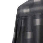 OMBRE CHECK OPEN COLLAR SHIRT L/S ( TYPE-2 ) #GRAY [26FW-WMS-OC02]
