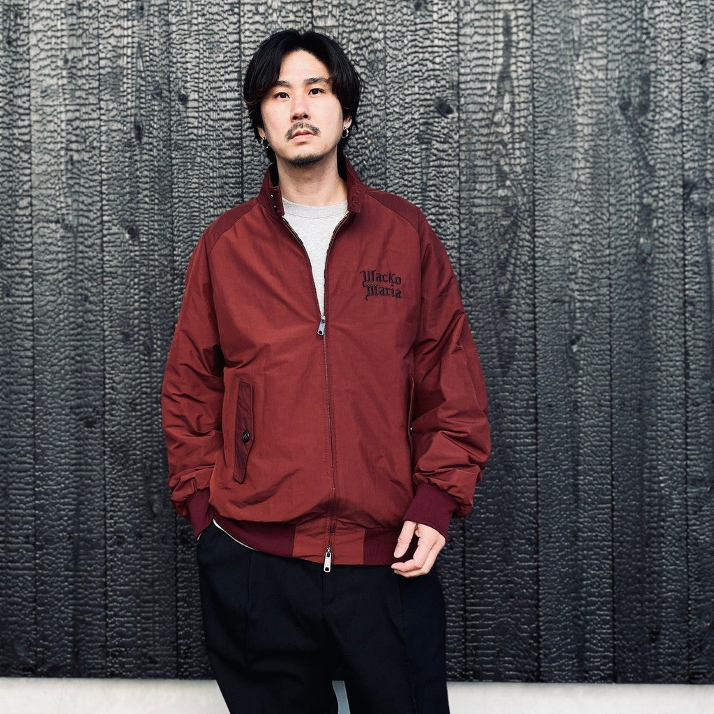 BARACUTA | G9 HARRINGTON JACKET #BURGUNDY [26SS-WMO-BC01]