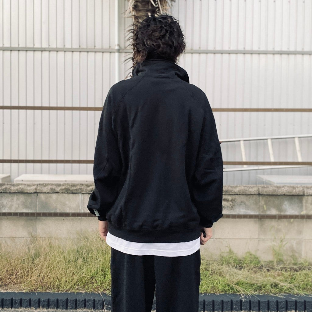 1/2 COTTON JERSEY type 2 #Carbon [25f_NEX24-S02]