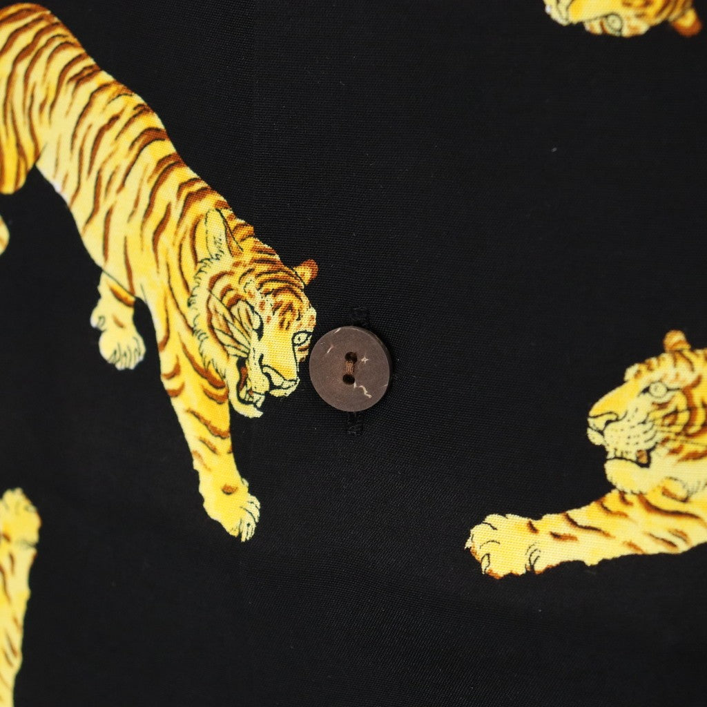 HAWAIIAN SHIRT S/S (TYPE-8) #BLACK [25SS-WMS-HI08]