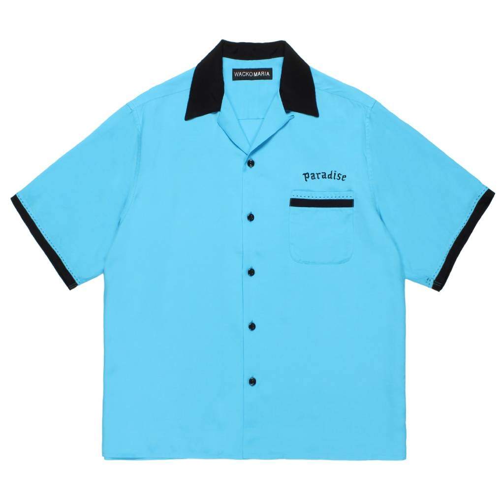 SWITCHING SHIRT S/S ( TYPE-2 ) #BLUE [26SS-WMS-OC08]