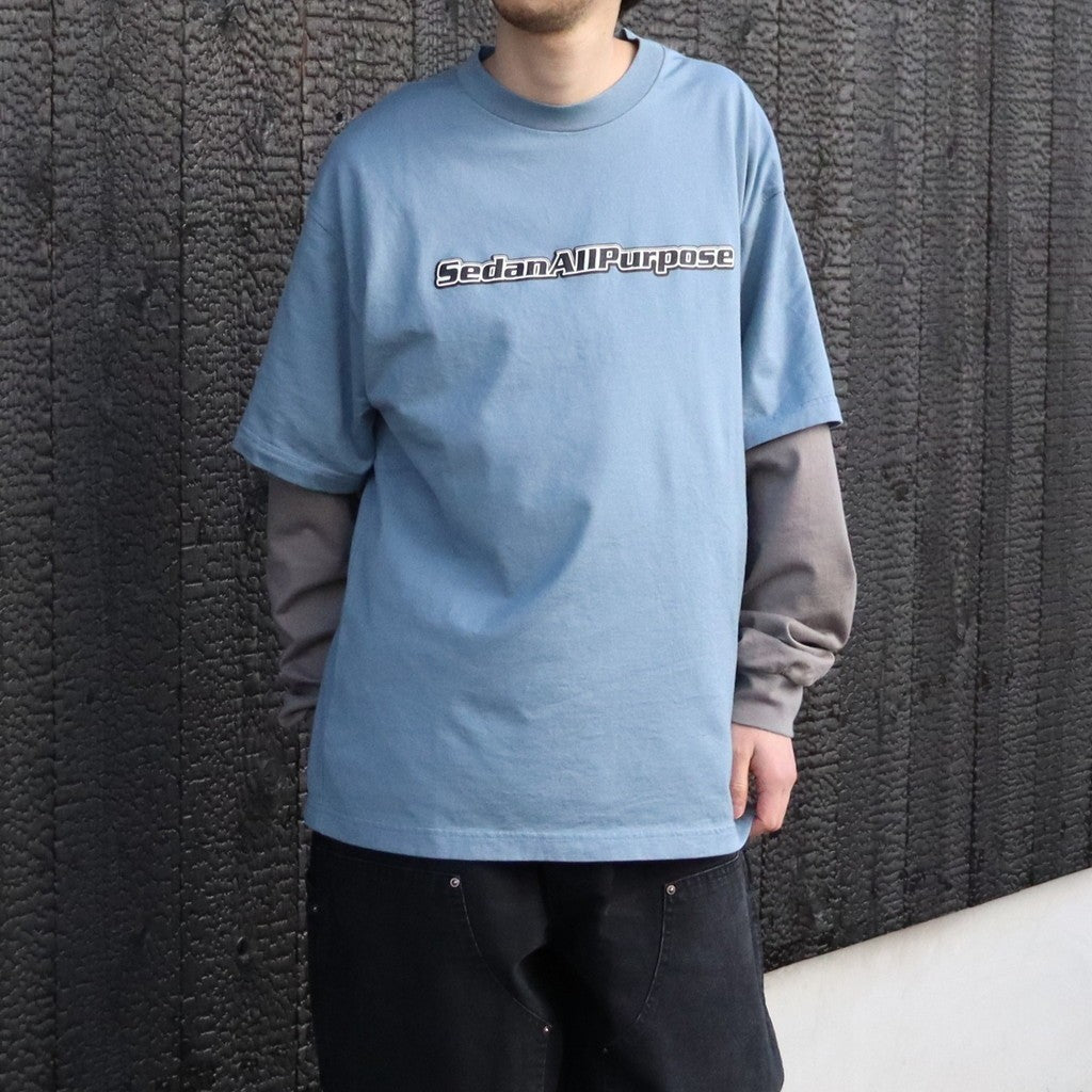 Skate Logo Layered L/S Tee #Slate x Grey [SD26S-CT05