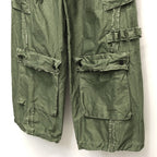 Slash Seam Twist Cargo Pants (PIGMENT DYED MOLESKIN) #OLIVE [M-P2-PT13]
