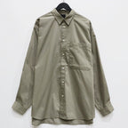 TECH REGULAR STRIPE SHIRT L/S #WOLF GRAY [BE-81025]