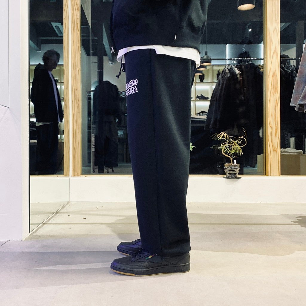 HEAVY WEIGHT SWEAT PANTS #BLACK [25FW-WMC-SP01]