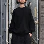 WAFFLE CREW KNIT #Black [SS26-SW03]