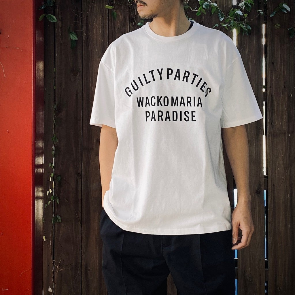 WASHED HEAVY WEIGHT CREW NECK T-SHIRT ( TYPE-10 ) #WHITE [25SS-WMT-WT10]