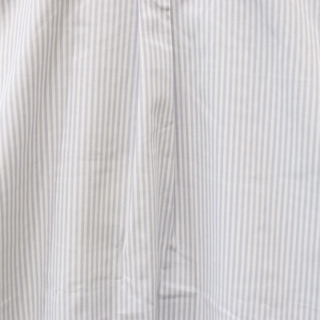 TECH BUTTON DOWN SHIRT L/S STRIPE #GRAY [BE-80024]