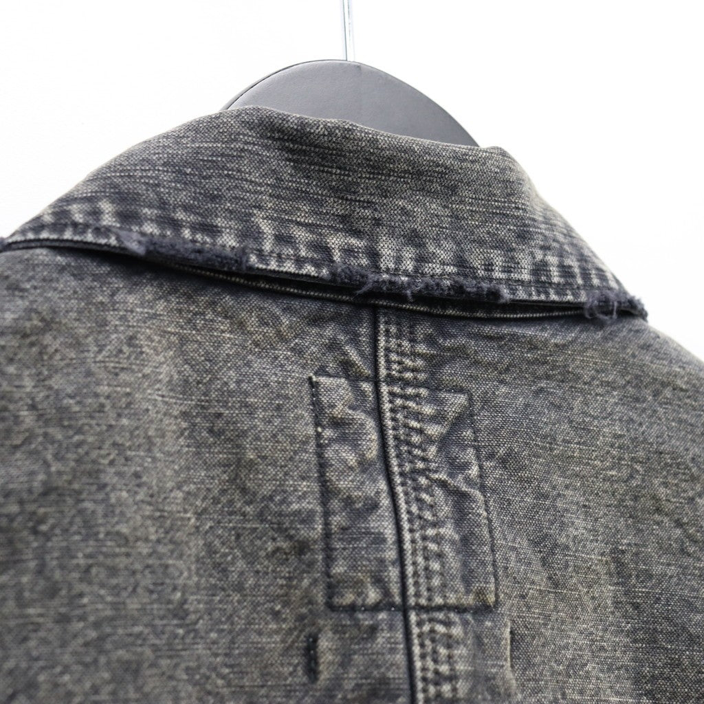 DUCK COVERALL BLANKET LINER AGED #AGED BLACK [BW252-DCBL]