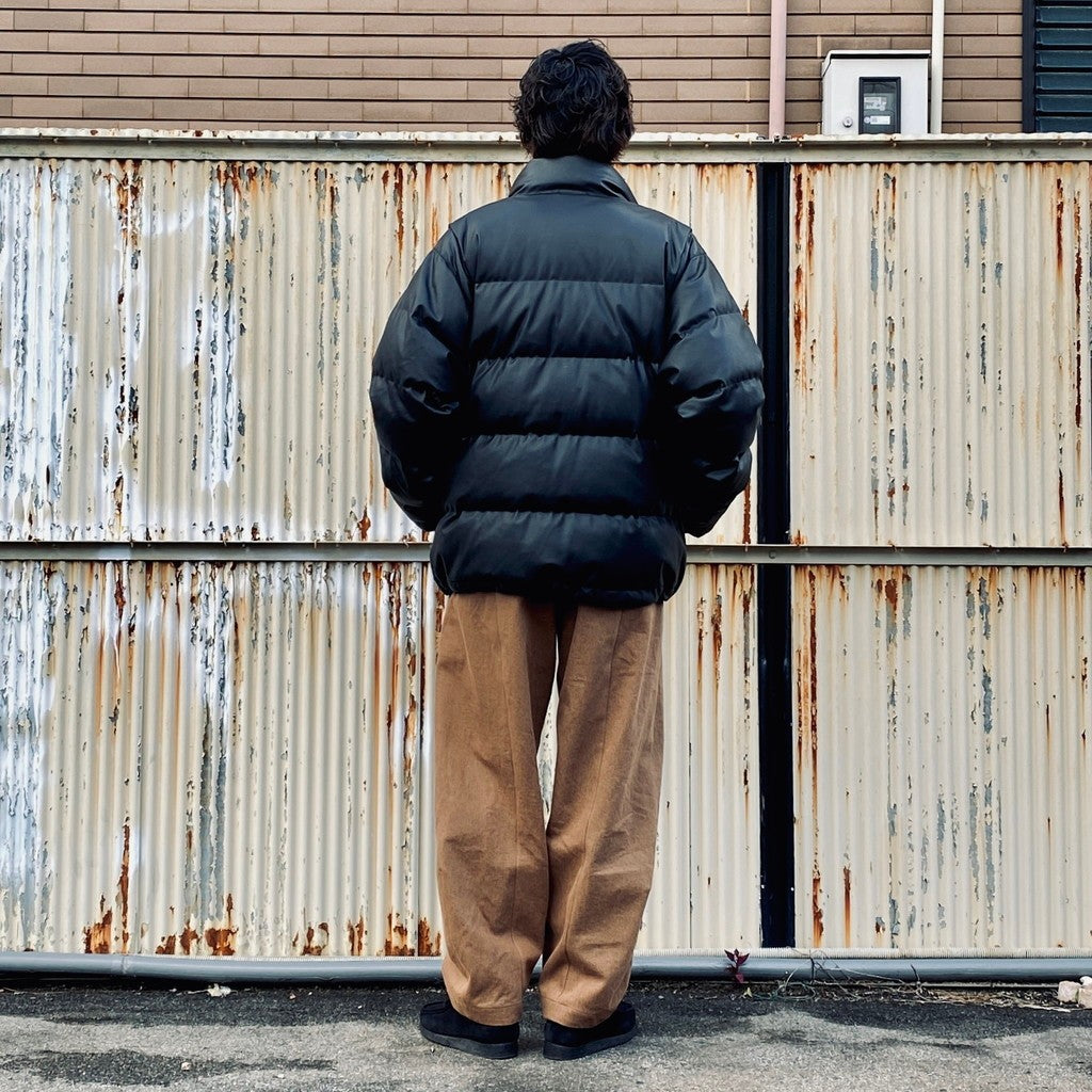 OVERDYE CURVE PANTS #L-BROWN [AY-1019]