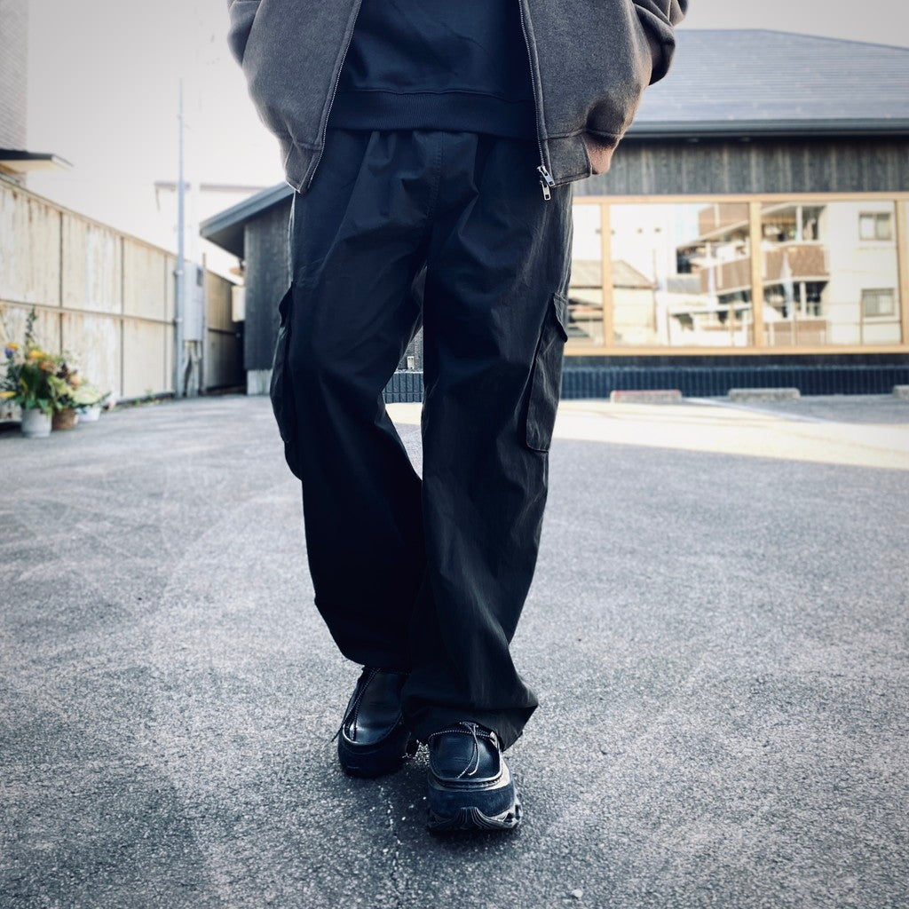 COMFORTABLE CARGO PANTS #BLACK [HOD25AWCCPT]