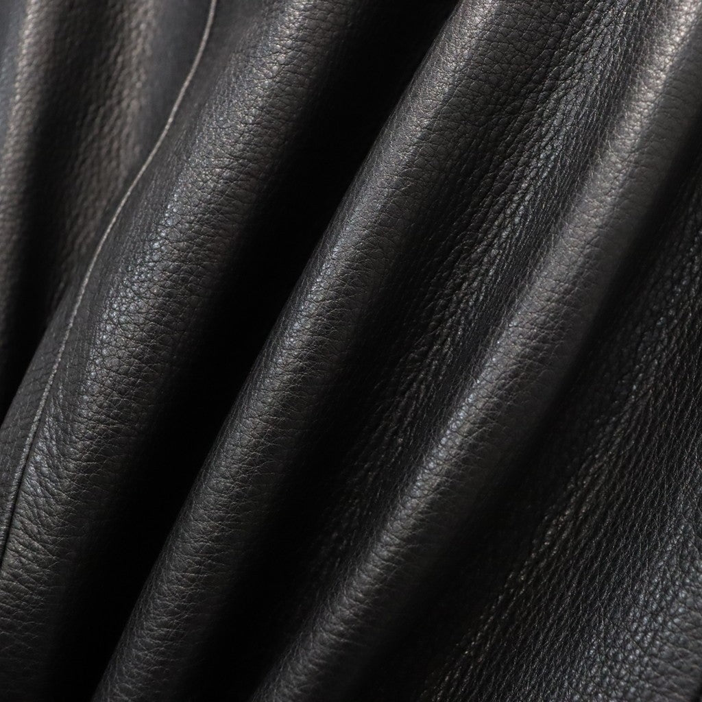 LEATHER JACKET ( TYPE-2 ) #BLACK [26FW-WMO-JK02]