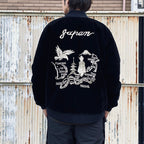 REVERSIBLE 「SKAJAN」 DOWN JACKET #BK×SILVER BGE [TAION-JK04JS]