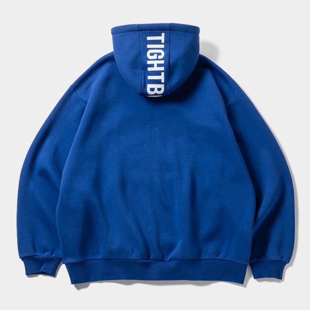 LOGO ZIP HOODED SWEAT SHIRT #BLUE [FW24-SW02]