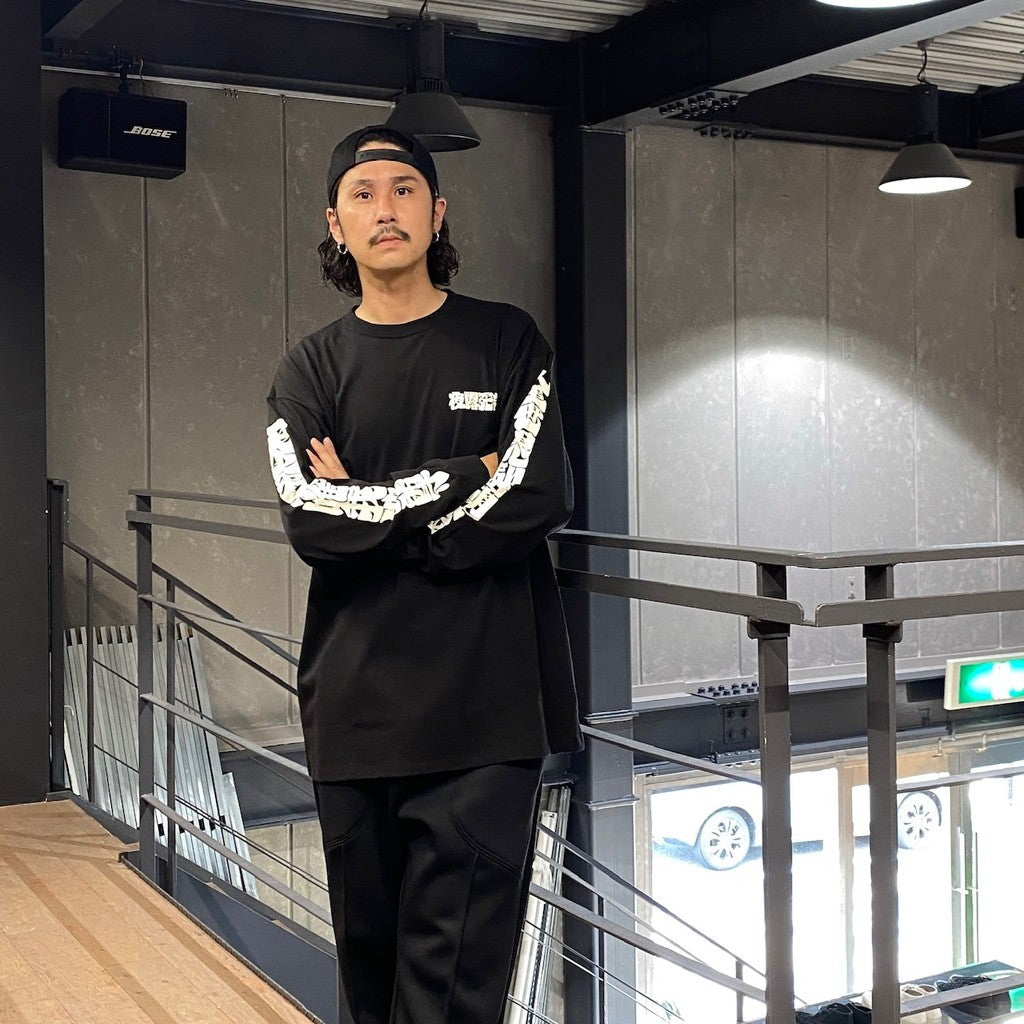 天上天下唯我独尊 L/S tee #BLACK/WHITE pt [BV-CUT2400130] – cocorozashi