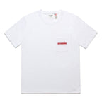 USA BODY CREW NECK POCKET T-SHIRT -TYPE 2- #WHITE [24SS-WMT-OP02]