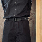 ACC BELT IN HERRINGBONE TAPE #BLACK 999 [20CMAC269A]