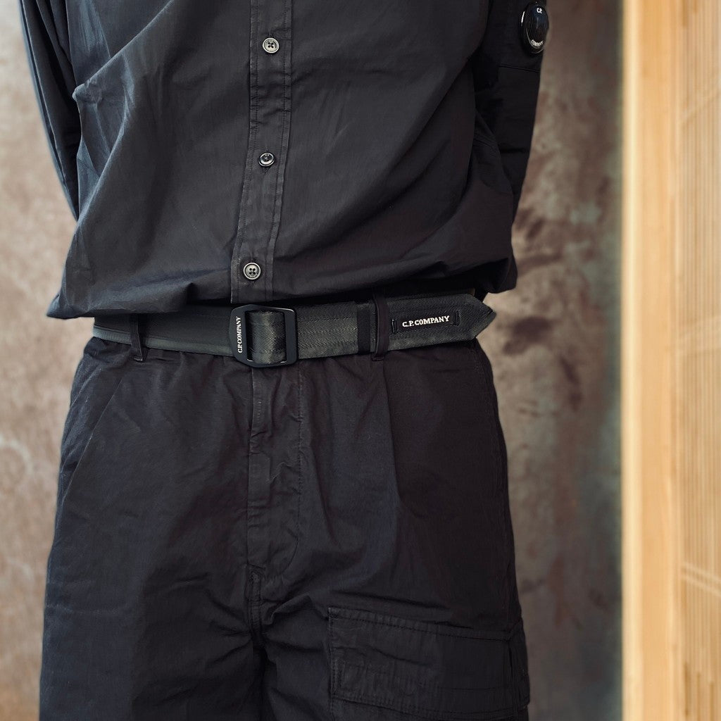 ACC BELT IN HERRINGBONE TAPE #BLACK 999 [20CMAC269A]