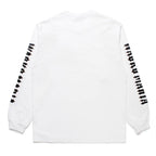 WASHED HEAVY WEIGHT CREW NECK LONG SLEEVE T-SHIRT ( TYPE-1 ) #WHITE [25SS-WMT-LT01]