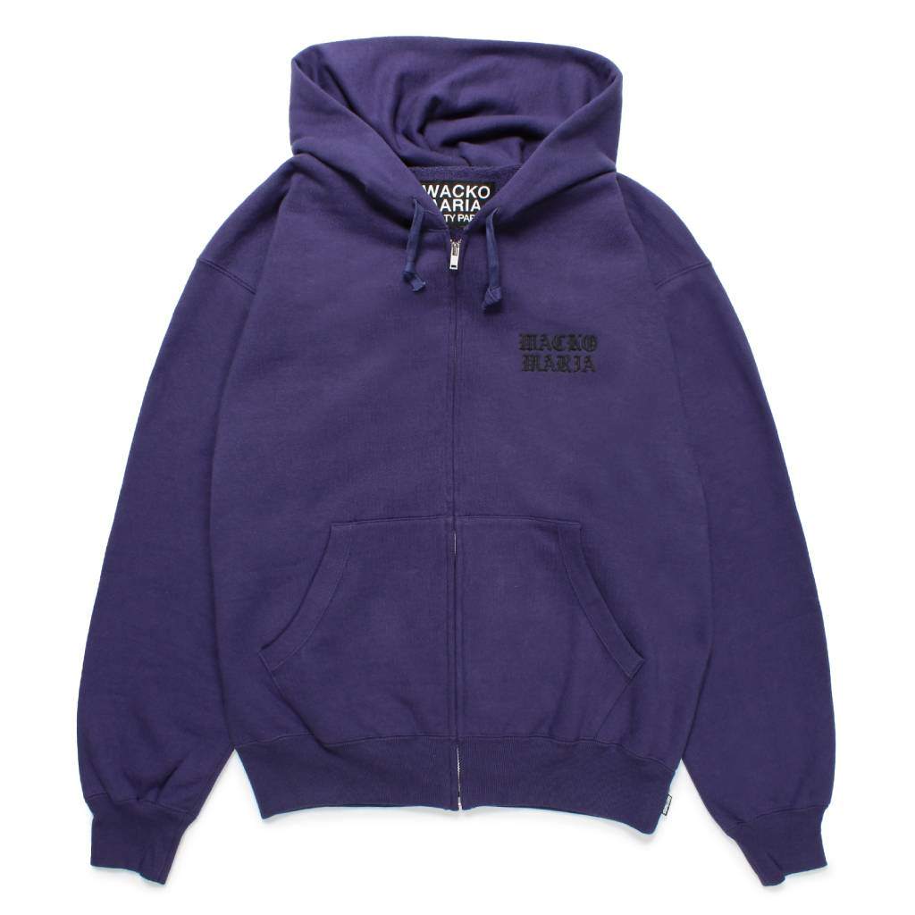 重型全拉鍊連帽衛衣（4 型）#紫色 [25SS-WMC-SS08]