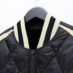 REVERSIBLE 「SKAJAN」 DOWN JACKET #BK×SILVER BGE [TAION-JK04JS]