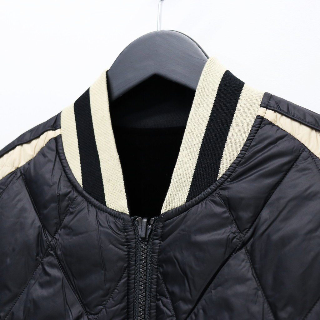 REVERSIBLE 「SKAJAN」 DOWN JACKET #BK×SILVER BGE [TAION-JK04JS]