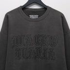 WASHED MIDDLE WEIGHT CREW NECK SWEAT SHIRT #GRAY [26SS-WMC-SS06]