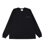 徽章長袖 T 卹 #黑色 [SC2410-LT01]
