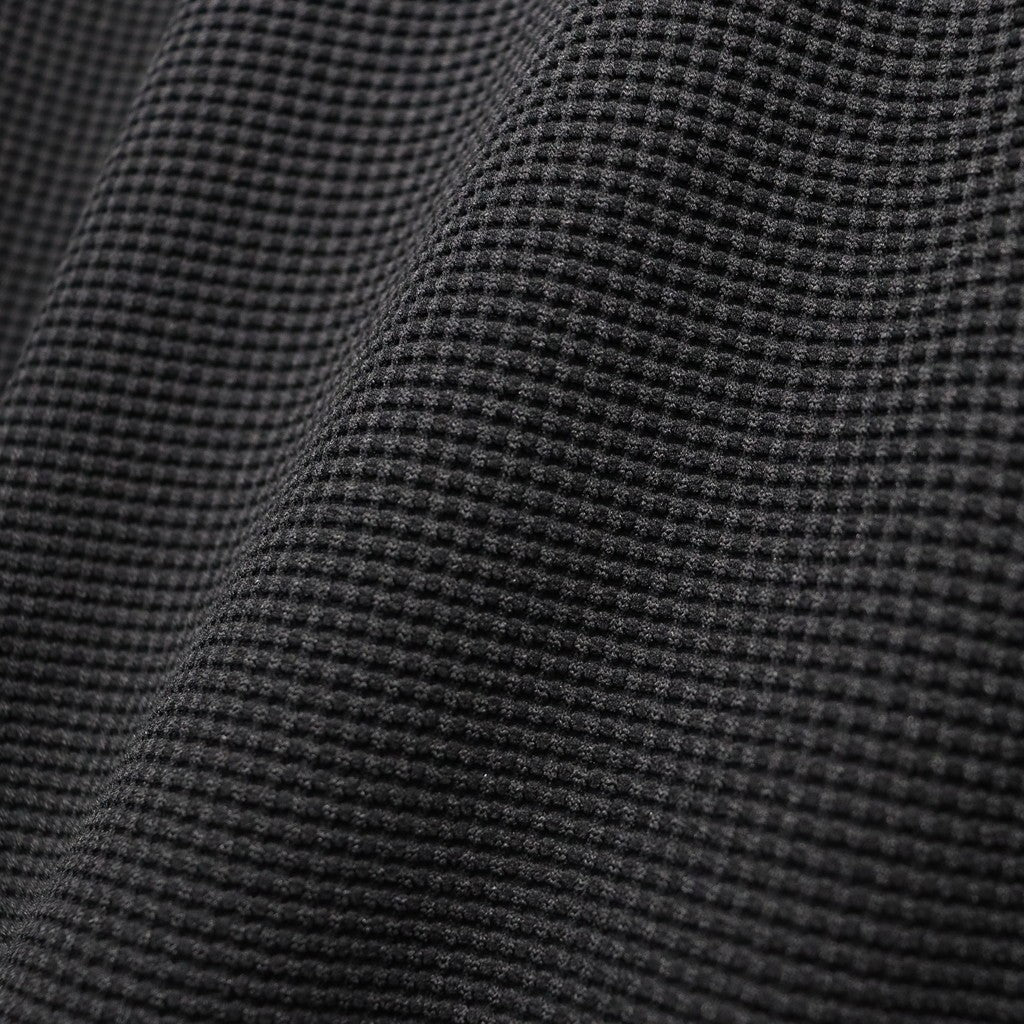 WAFFLE CREW KNIT #Black [SS26-SW03]