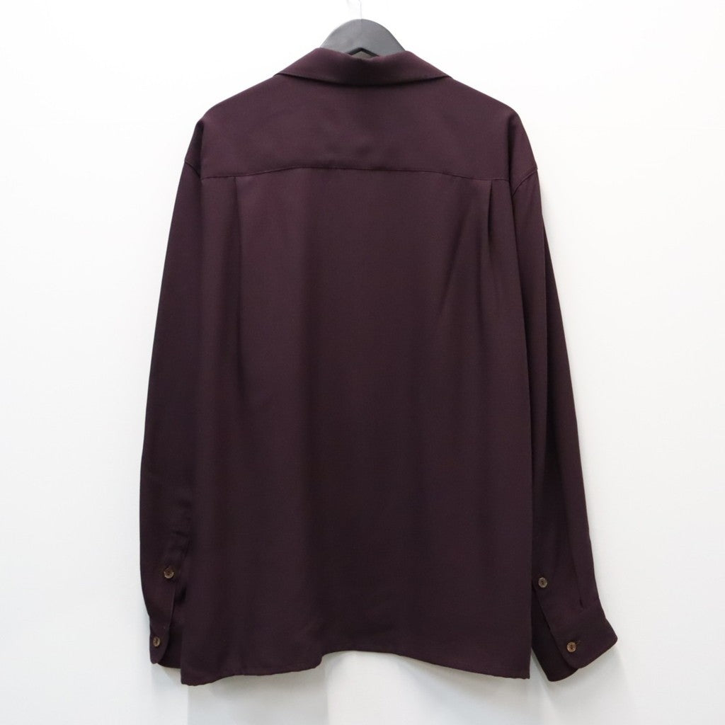 50'S SHIRT L/S ( TYPE-1 ) #BURGUNDY [26FW-WMS-OC03]