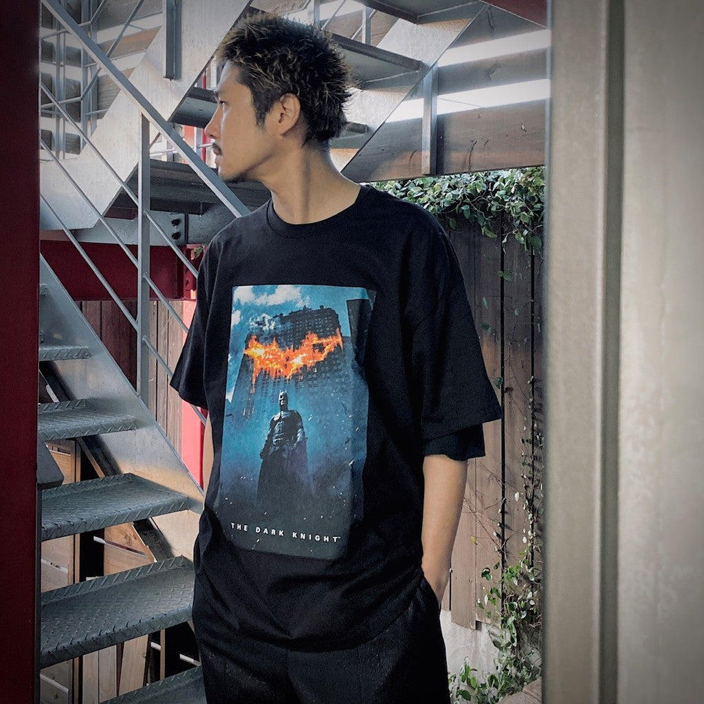 THE DARK KNIGHT TRILOGY | CREW NECK T-SHIRT ( TYPE-2 ) #BLACK [TDKT-WM-TEE02]