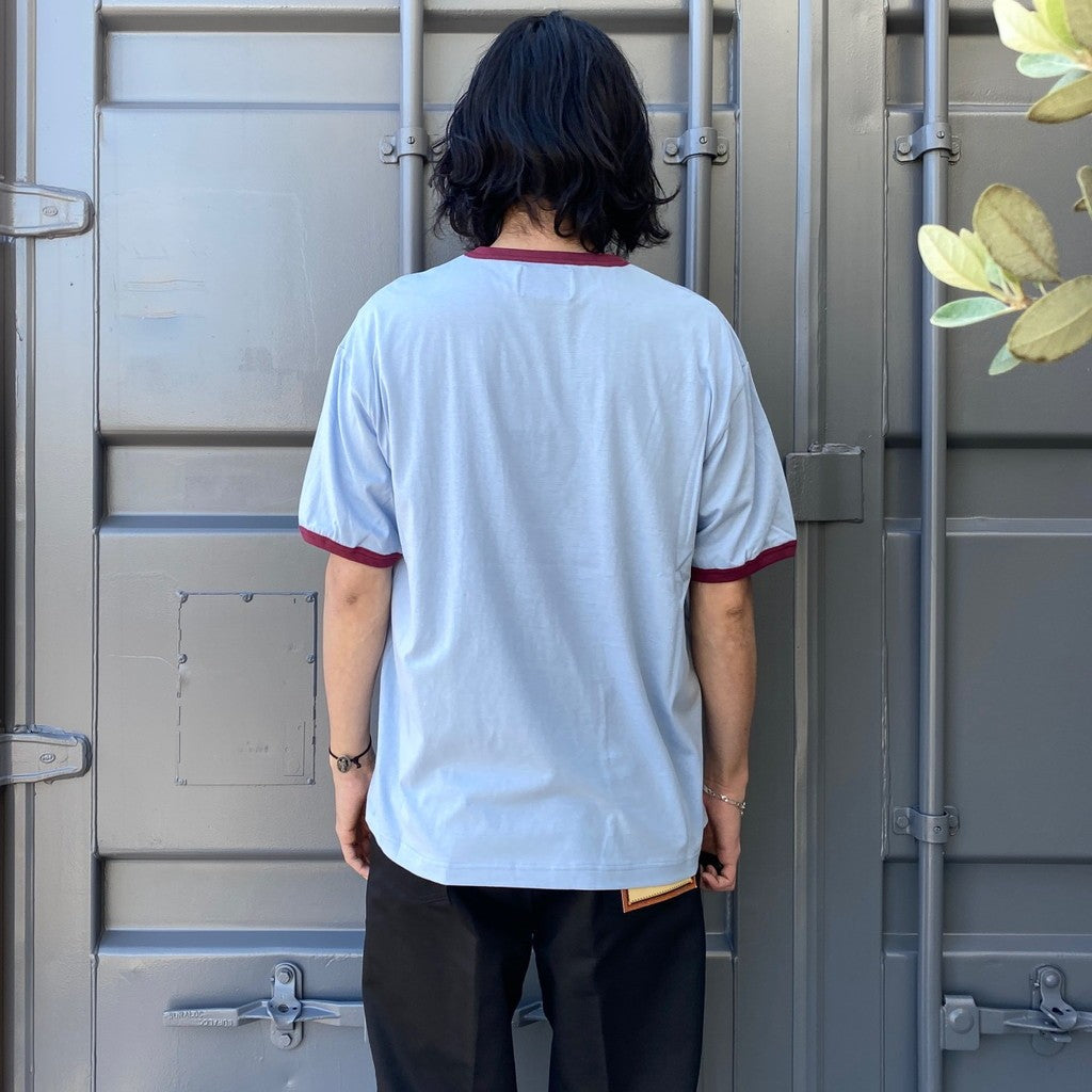 蜜桃奶油色T卹 #藍色 [SC2410-TS01]