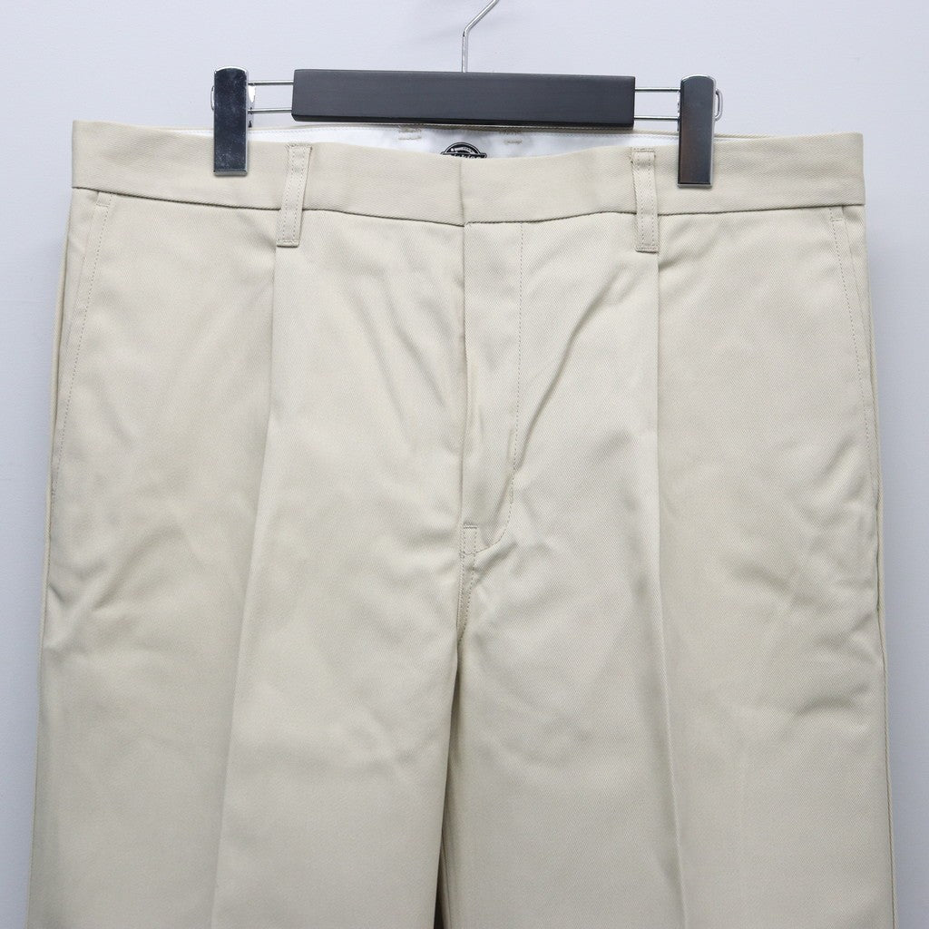 DICKIES | PLEATED TROUSERS #OFFWHITE [25FW-WMP-DC01]
