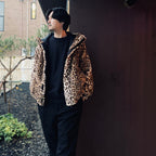 NANGA | LEOPARD FUR MOUNTAIN PARKA #BEIGE [26FW-WMO-NA09]