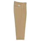 DOUBLE PLEATED CHINO TROUSERS ( TYPE-1 ) #BEIGE [25FW-WMP-PT01]