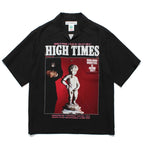 HIGHTIMES | S/S HAWAIIAN SHIRT -TYPE 3- #BLACK [HIGHTIMES-WM-HI07]