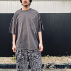 STRAIGHT UP S/S T-SHIRT #Charcoal [SS26-T04]
