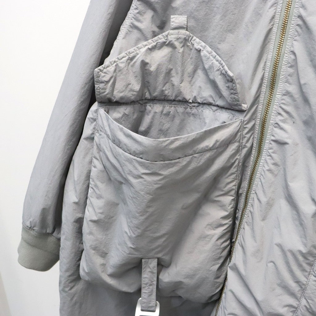 GARMENT DYE DOWN MA-1 LONG COAT 2.0 #GRAY [FST09262U0002]