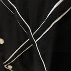 WOLF'S HEAD | 50'S SHIRT S/S -TYPE 3- #OFFWHITE-BLACK [WOLFSHEAD-WM-OC09]