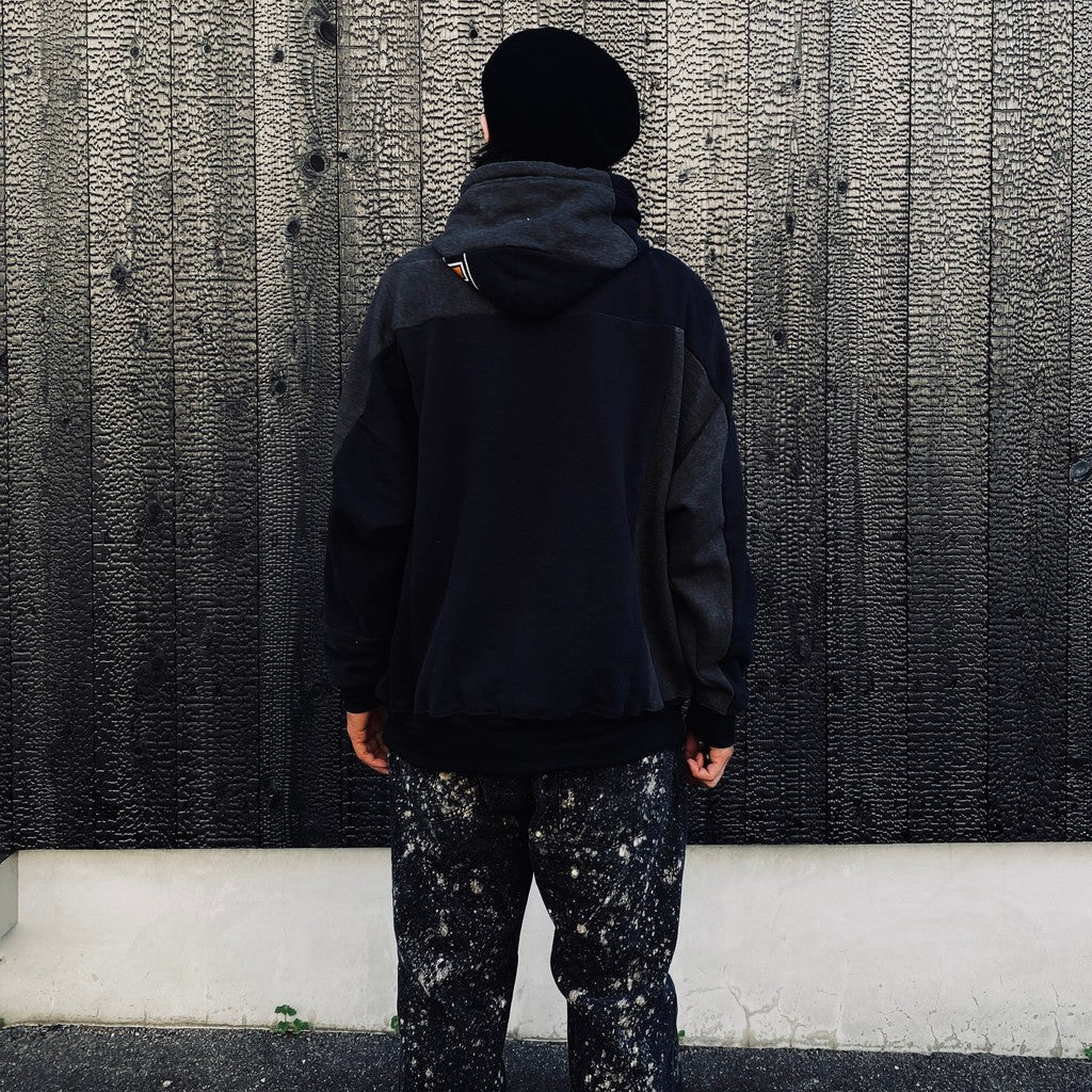 PUZZLE PARKA #BLACK [RC2662901-BLK-XL]