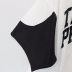 COLLEGE DOBBY S/S T-SHIRT #White [SU25-T01]