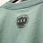 COTTON T-SHIRT_CITY LIGHTS #GREEN [CCC-261T003]