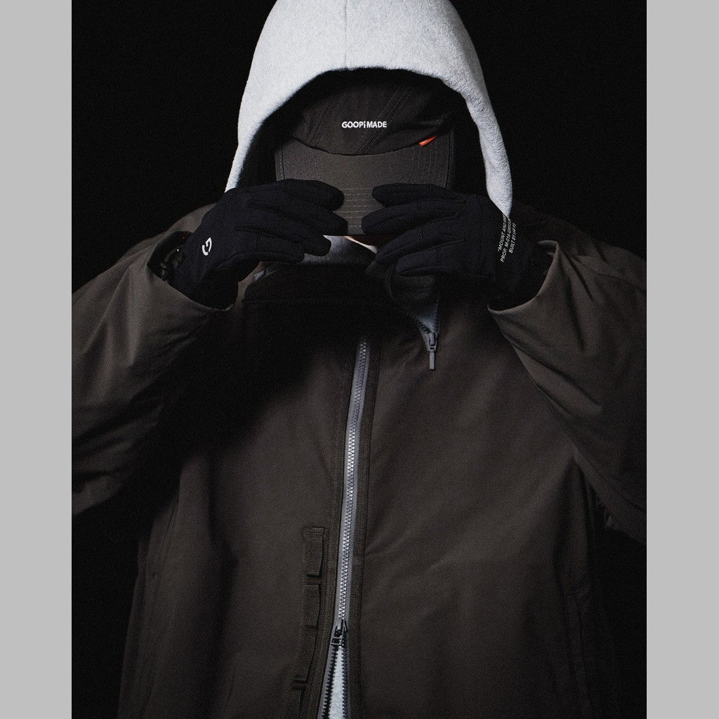 "8SE-01A" "Mori" Logo 防風手套 #SHADOW [GOOPI-24AW-DEC-04]