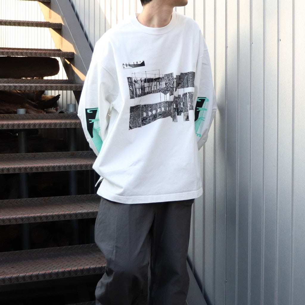 PERFORMERAMA HEAVY LONG SLEEVE T #WHITE [CES28LT05] - cocorozashi
