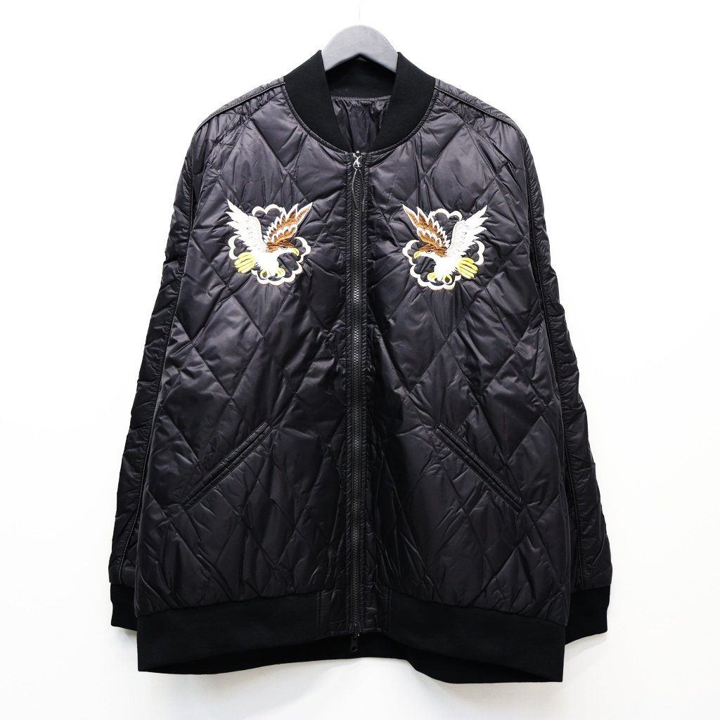 REVERSIBLE 「SKAJAN」 DOWN JACKET #BK×BK [TAION-JK04JS-N1]