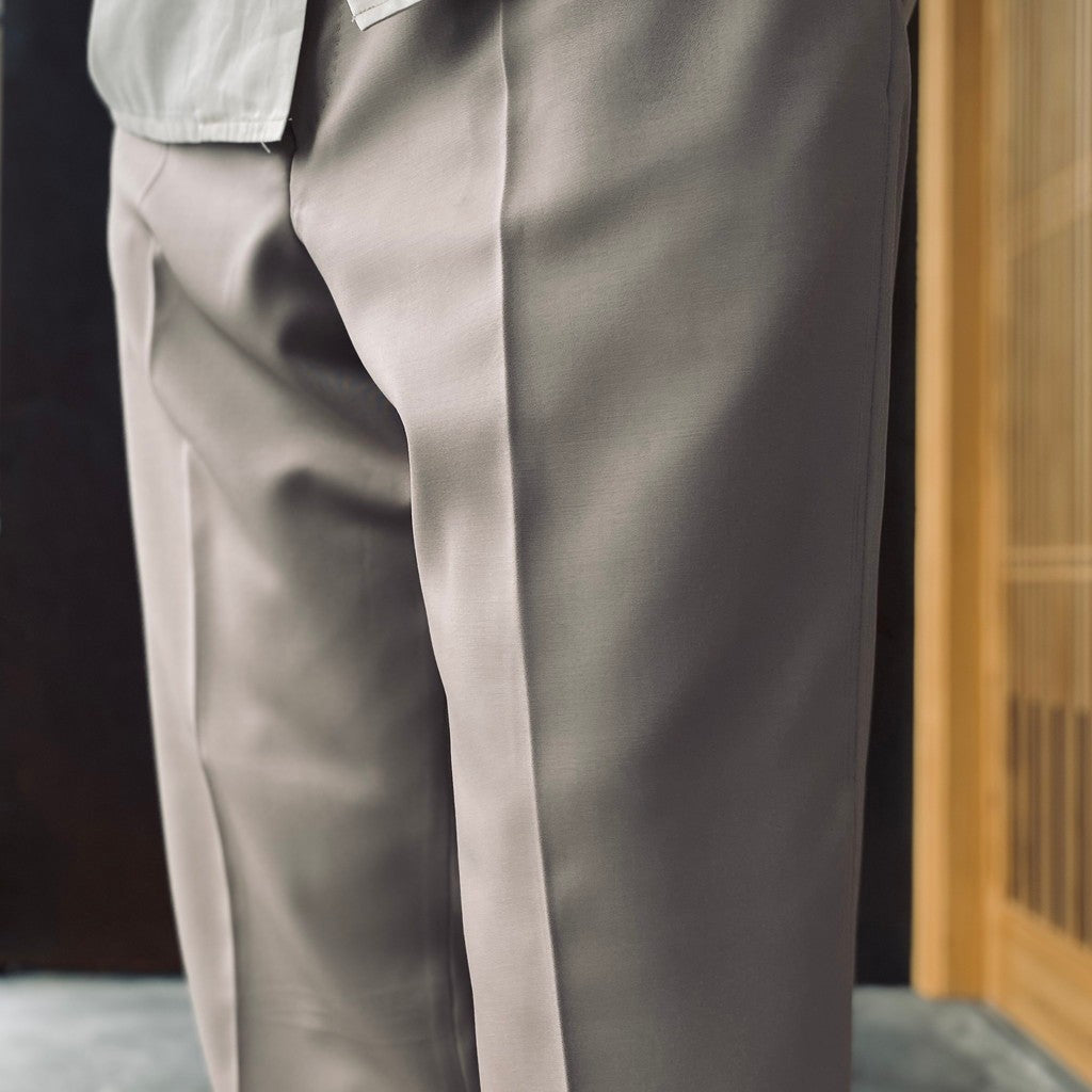 PLEATED TROUSERS ( TYPE-2 ) #L-PINK [26SS-WMP-TR02]