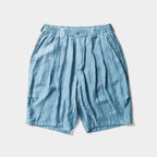 RAYON BIG SHORTS #Sax [SU26-B03]