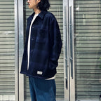 FLEECE SHIRT ( TYPE-1 ) #NAVY [24FW-WMO-BL24]