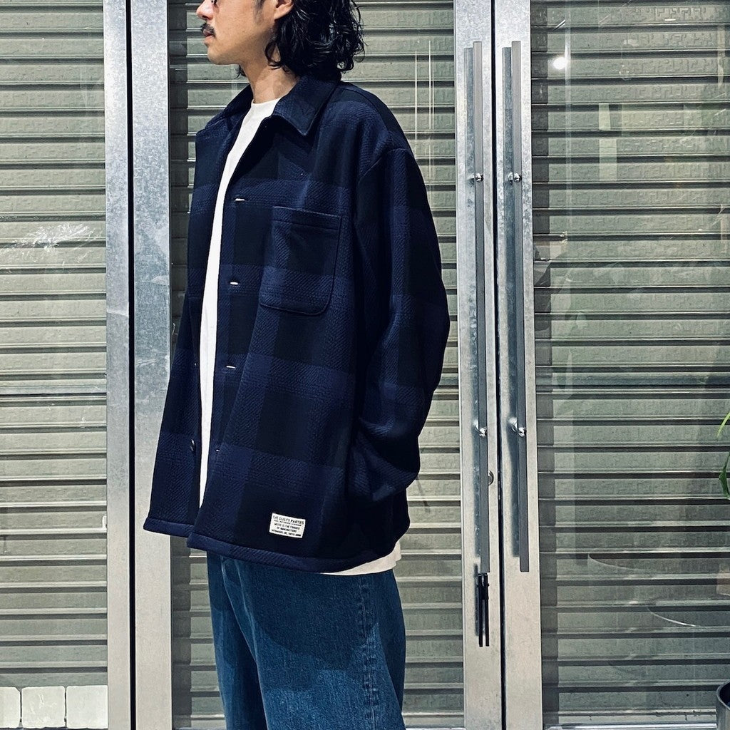 FLEECE SHIRT ( TYPE-1 ) #NAVY [24FW-WMO-BL24]