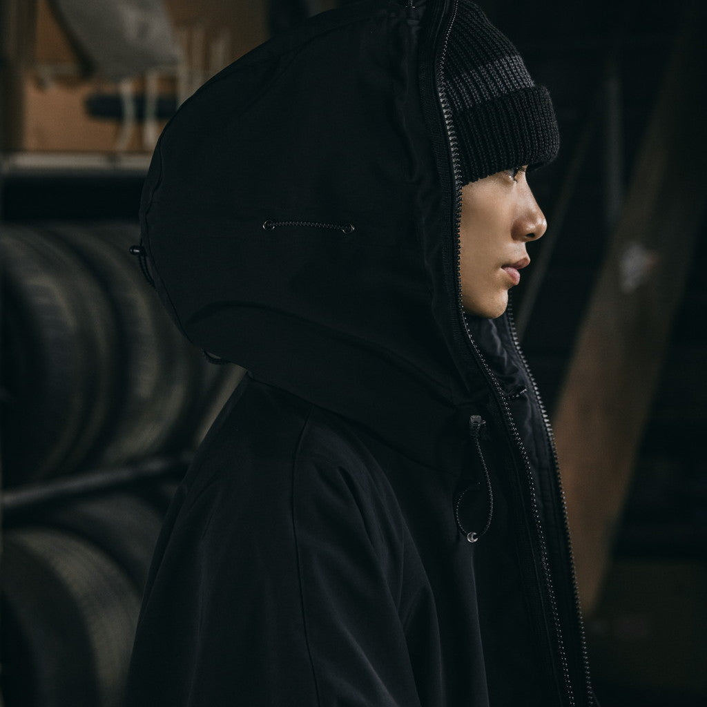 「G7-1K」 Fermion-G Mountain Parka #JET BLACK [GOOPI-23AW-NOV-01]